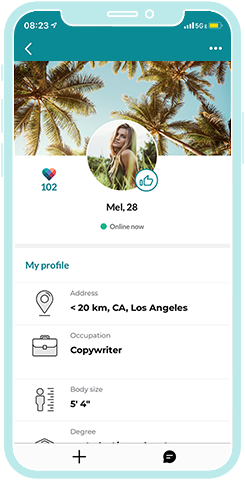 eharmony profile screenshot