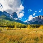 Panorama to illustrate dating in canmore