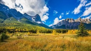 Panorama to illustrate dating in canmore