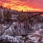 Panorama to illustrate dating in grand falls