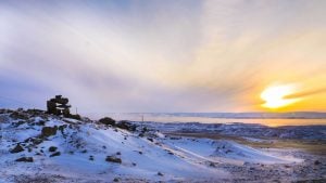 Panorama to illustrate dating in iqaluit