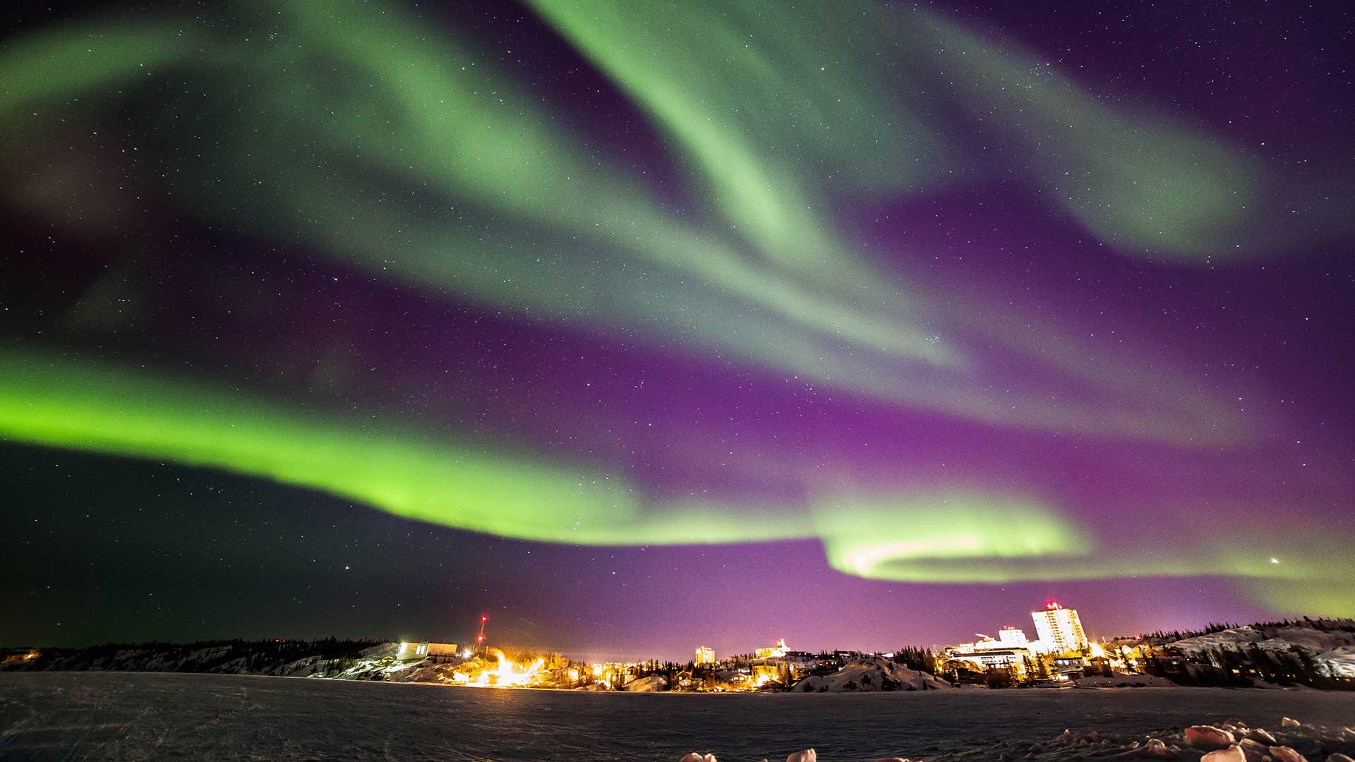 Panorama to illustrate dating in yellowknife